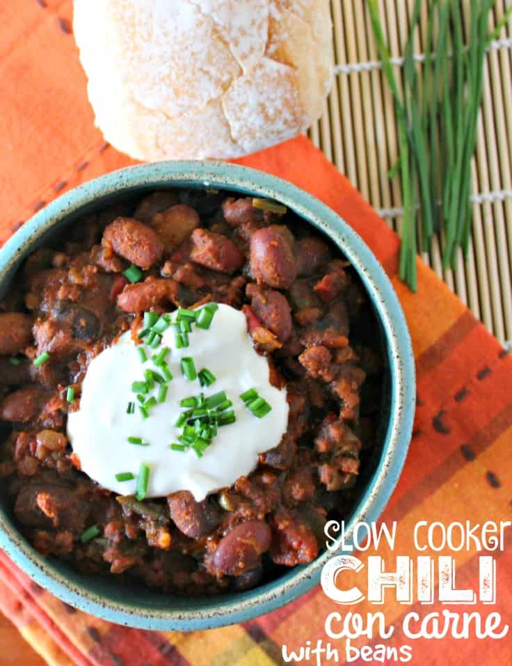 Family Favorite Easy Chili in the Crockpot