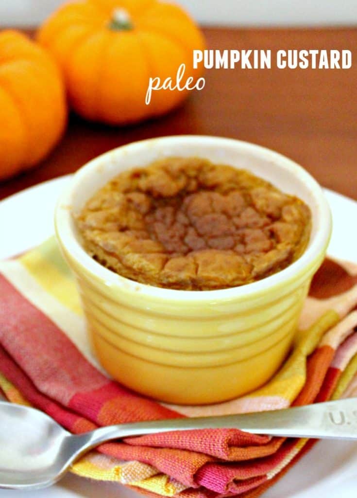 Easy Pumpkin Custard Recipe That's Paleo and Keto-Friendly #paleo #keto #Thanksgiving