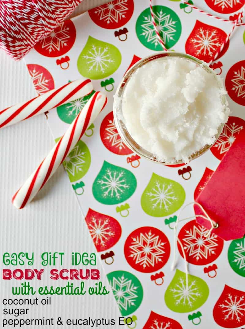 Easy gift idea: Peppermint Body Scrub in 5 minutes