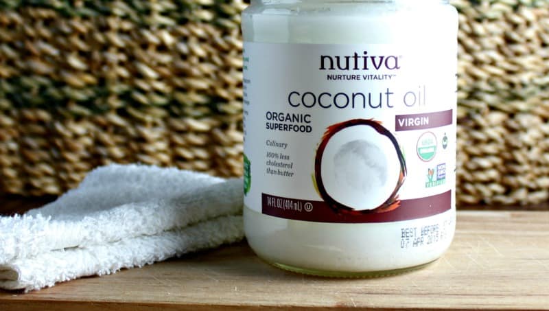 Healthy hair with coconut oil