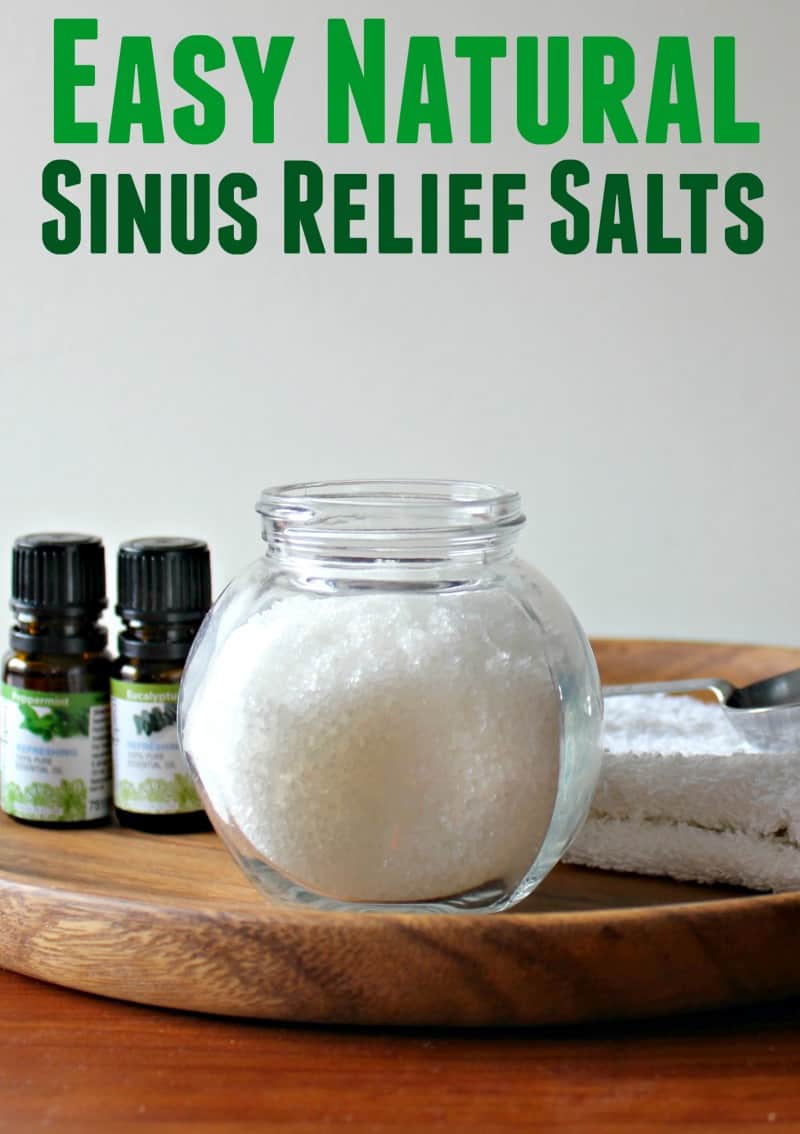 These easy natural sinus relief salts are all that's standing between me and a week in bed.