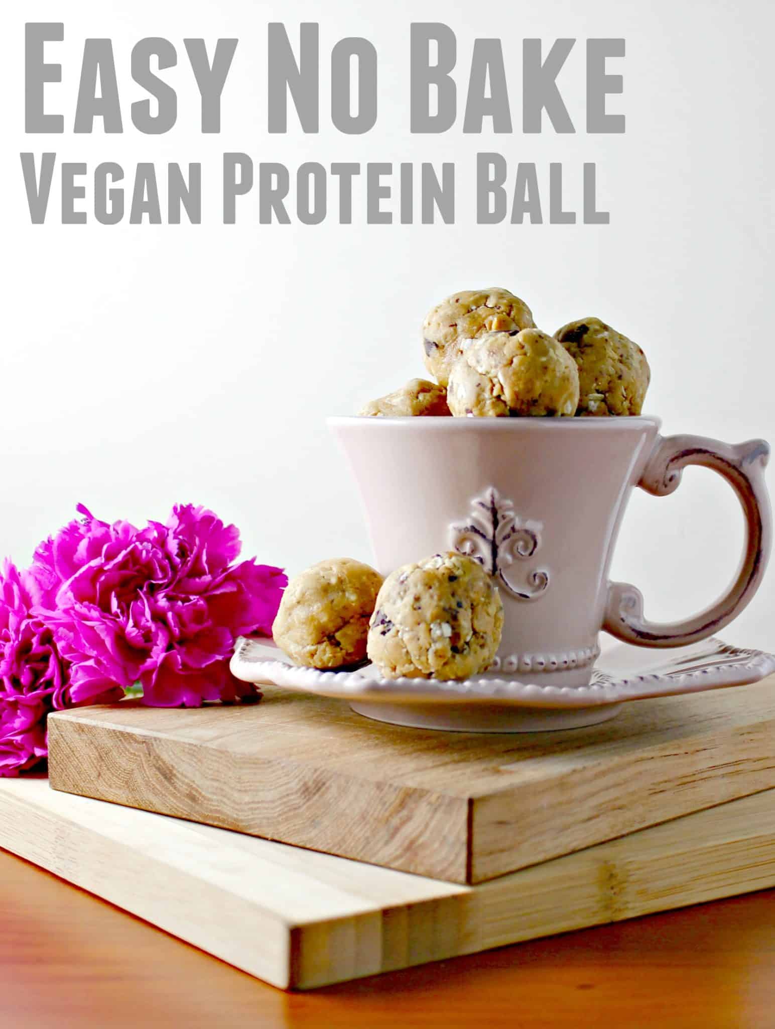 How to Make an Easy No Bake Vegan Protein Ball
