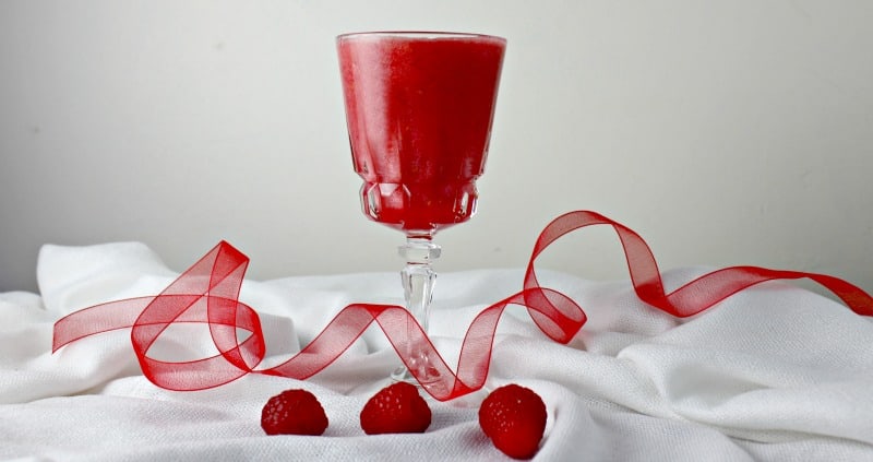 Healthy Strawberry Valentine's Day Mocktail
