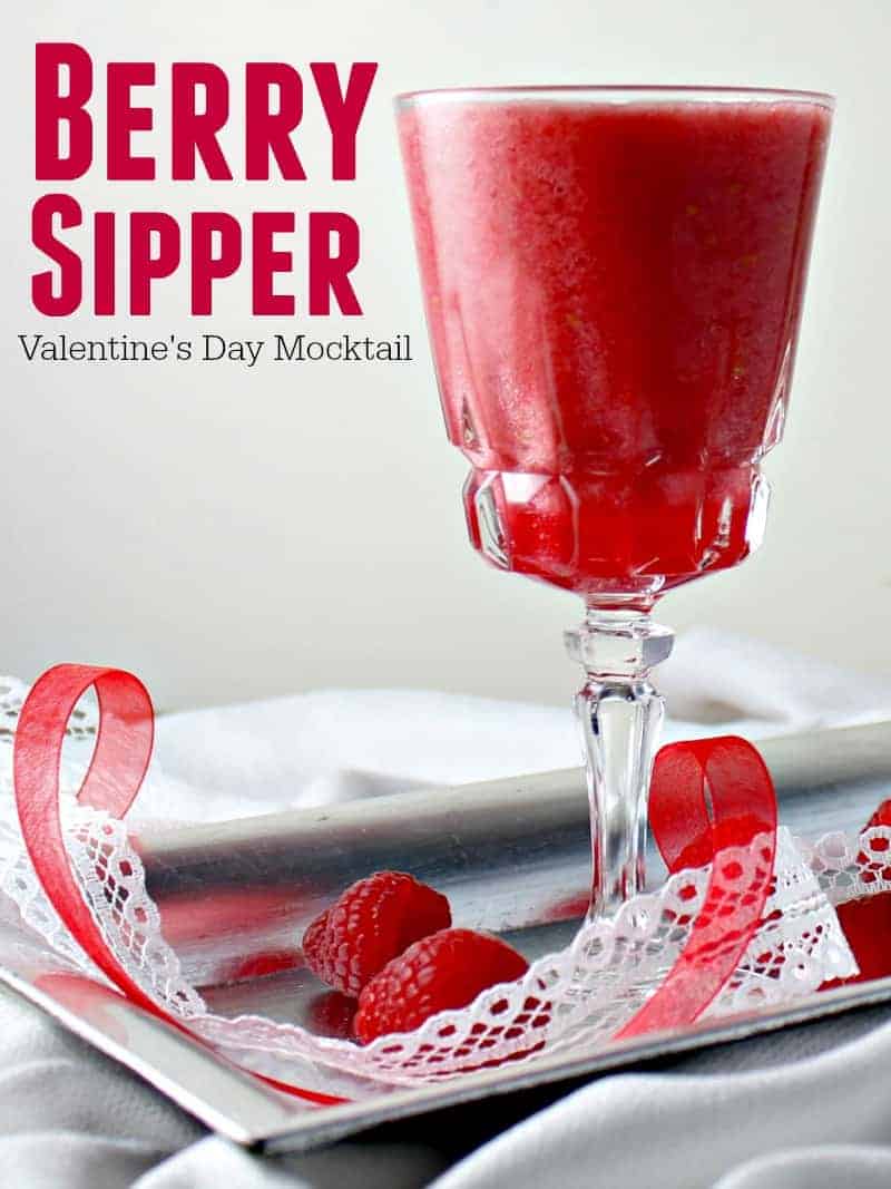How to Make a Healthy Raspberry Valentine's Day Mocktail