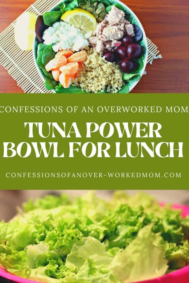This Easy Tuna Power Bowl is a great change from a salad or soup for lunch. It's one of my favorite power bowls for lunch. Try it today.