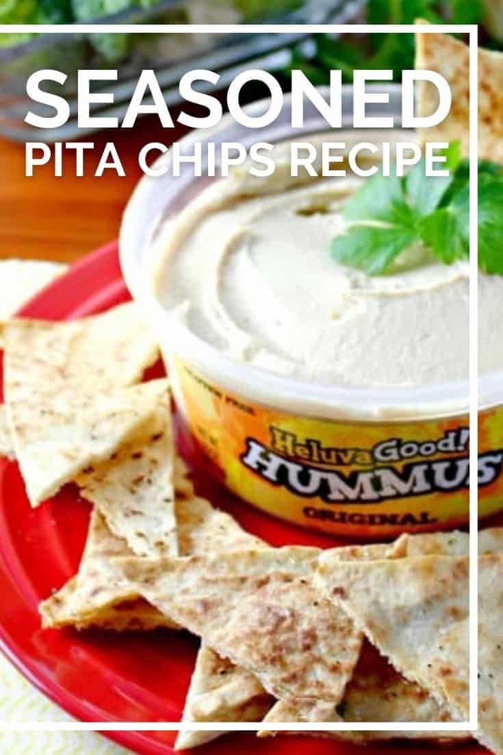 These homemade seasoned pita chips are an easy recipe you can use to enjoy hummus. Try my flavored pita chips recipe today and see.