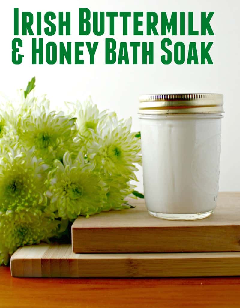 Why a Honey and Irish Buttermilk Bath? Learn why and how you should bathe in buttermilk to improve your skin.