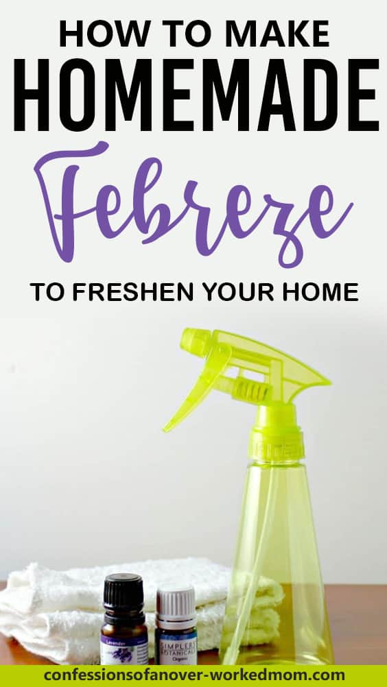 How to Make Homemade Febreze to Freshen Your Home