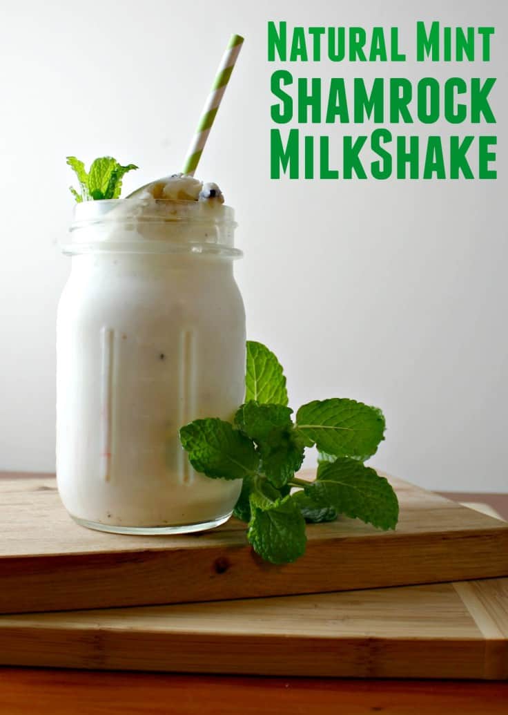 How to Make a Natural Mint Shamrock Shake