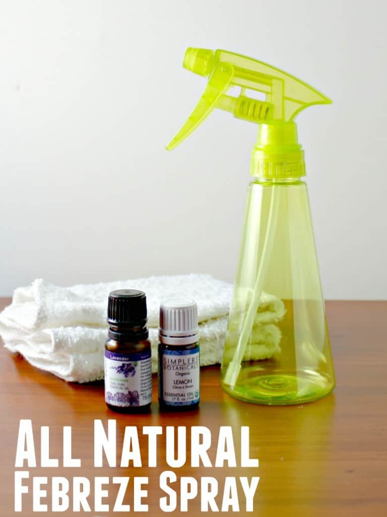 How to Make Homemade Febreze for Spring Freshness