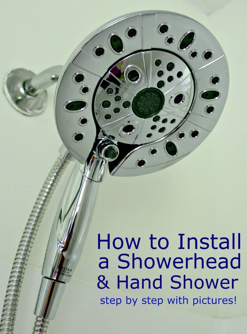 How to Install a Showerhead with Hand Shower
