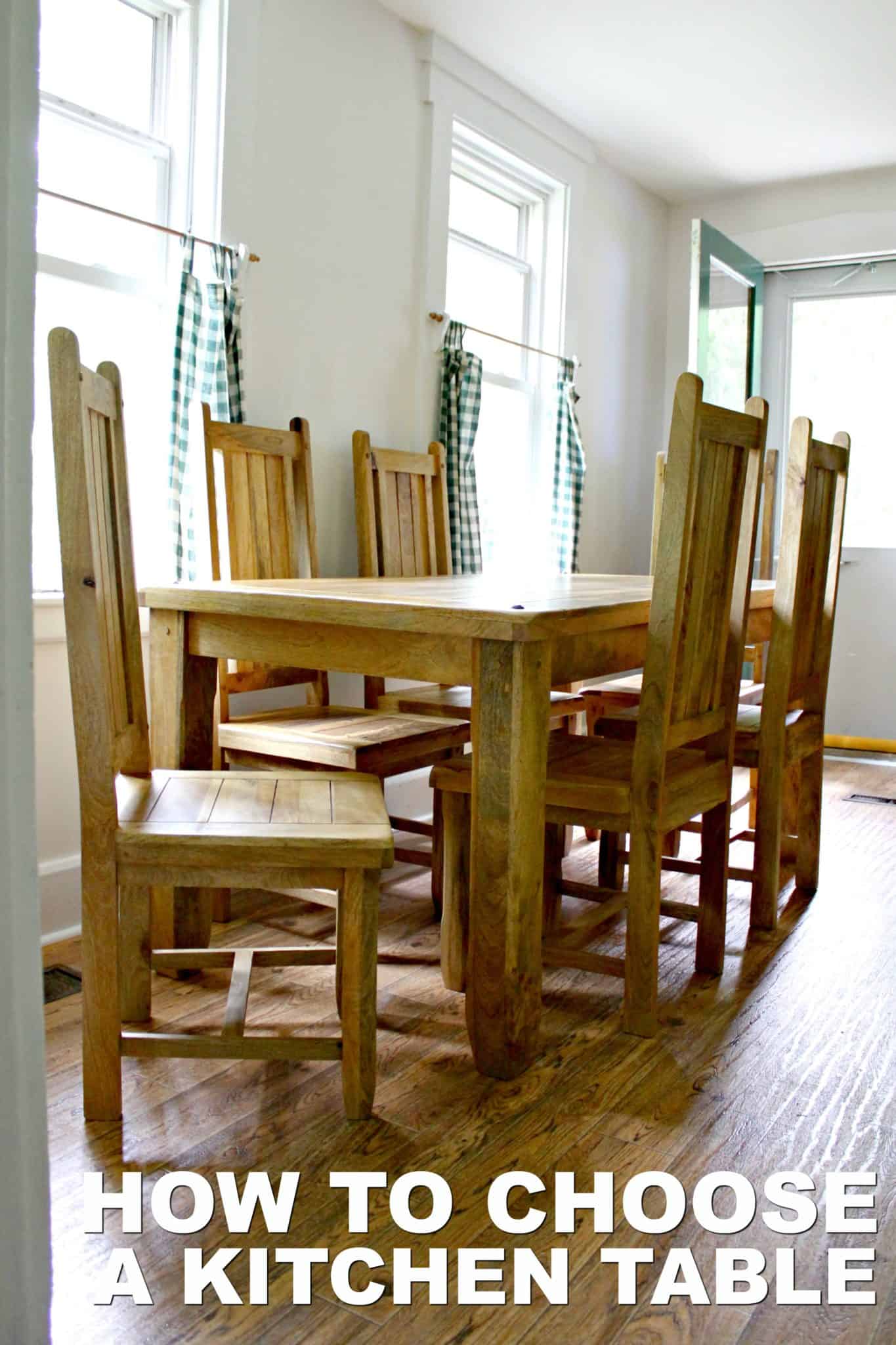 How to Choose the Best Hardwood Kitchen Table Set