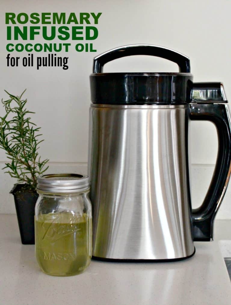 Rosemary Infused Coconut Oil for Oral Health and Oil Pulling