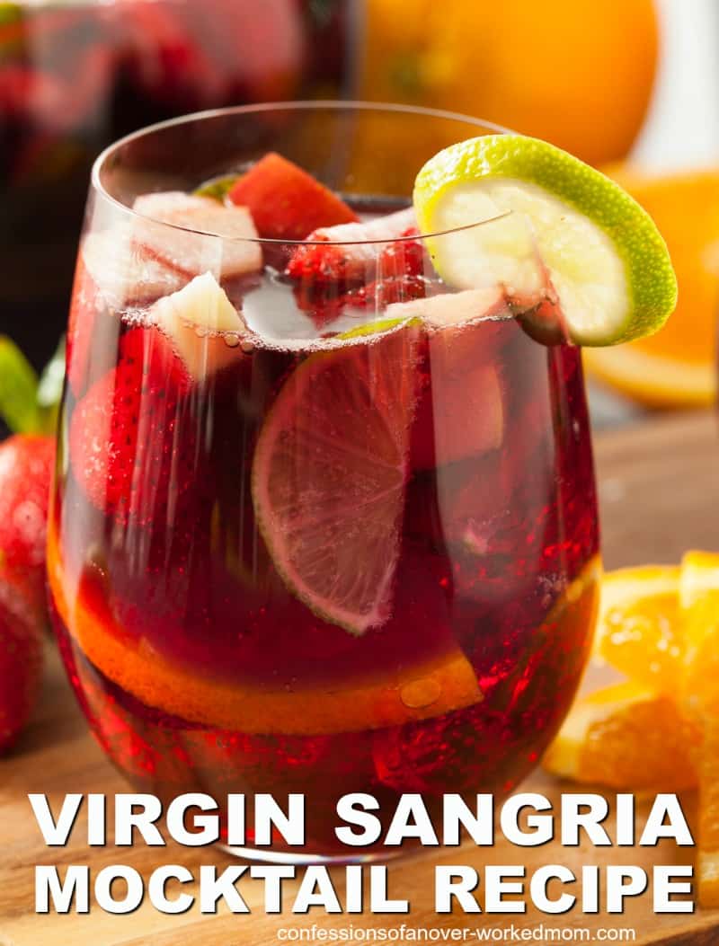 Have you ever tried a virgin sangria recipe? Try this fruity sangria mocktail recipe right now for an alcohol-free summer beverage.