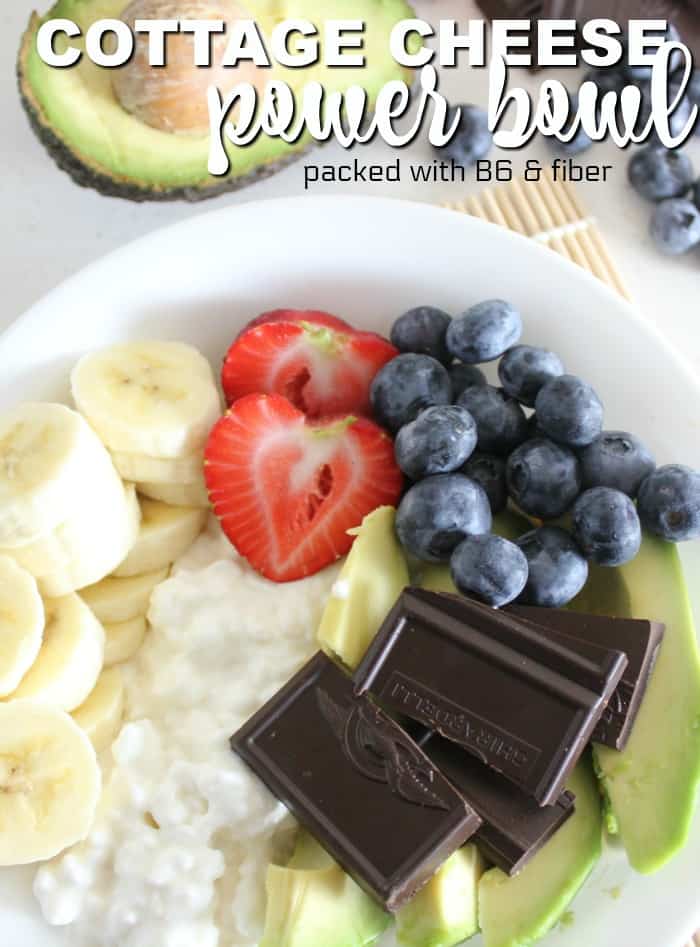 Cottage Cheese Power Bowl with Chocolate, Avocado and Banana