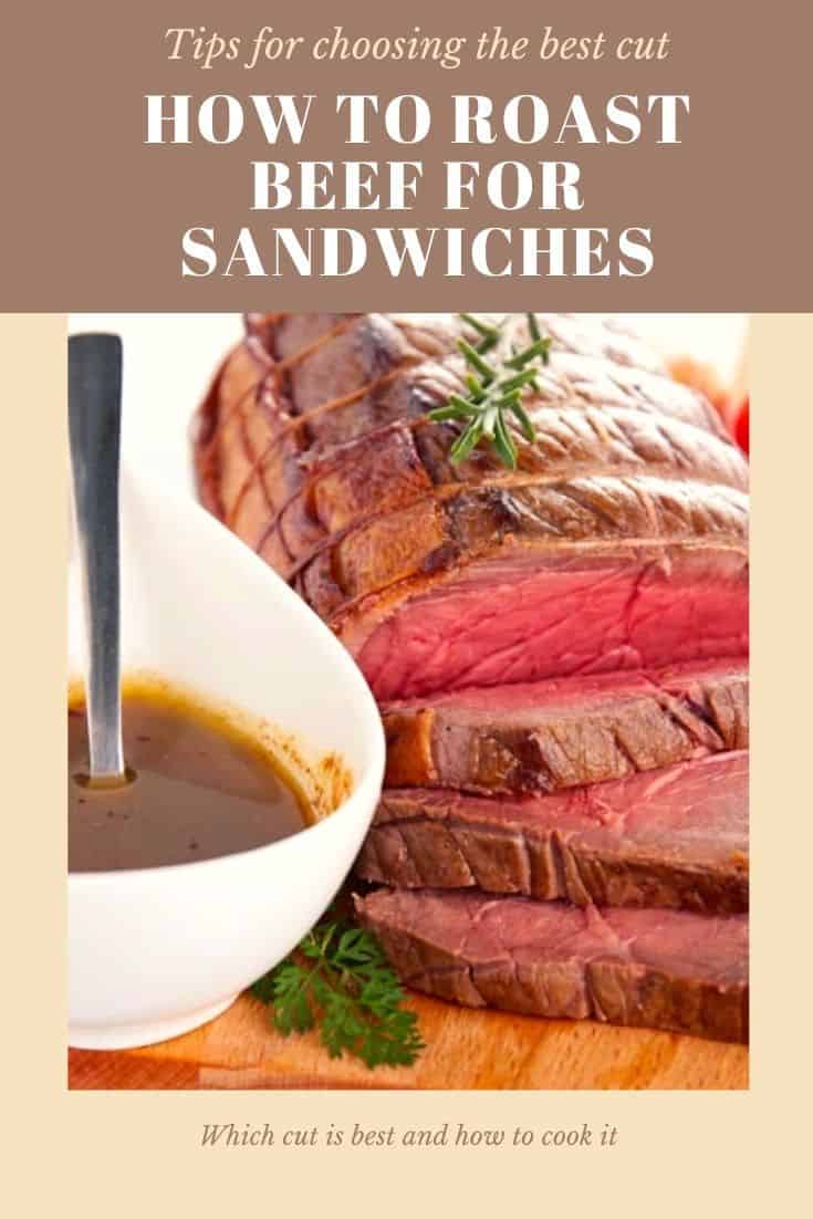 How to Roast Beef for a Roast Beef Sandwich