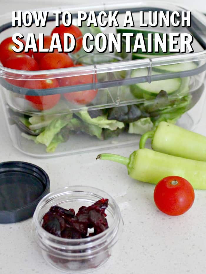 How to Pack a Lunch Salad Container So It Travels Well