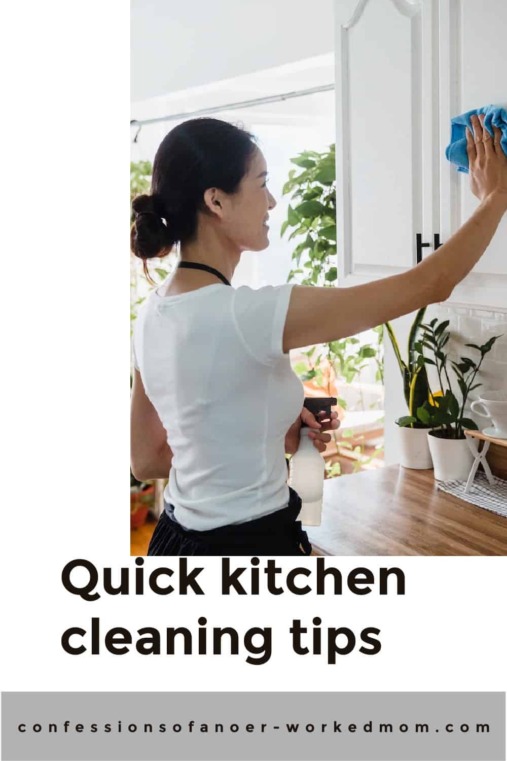 I'm sharing these quick kitchen cleaning tips with you because spending time cleaning is probably one of my least favorite things to do. Keep reading to learn more.