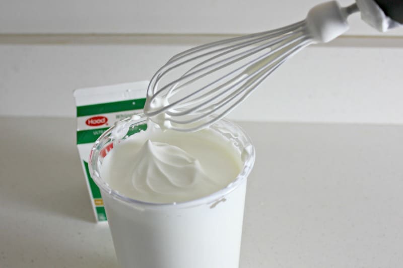 Making Real Whipped Cream for Desserts and Drinks