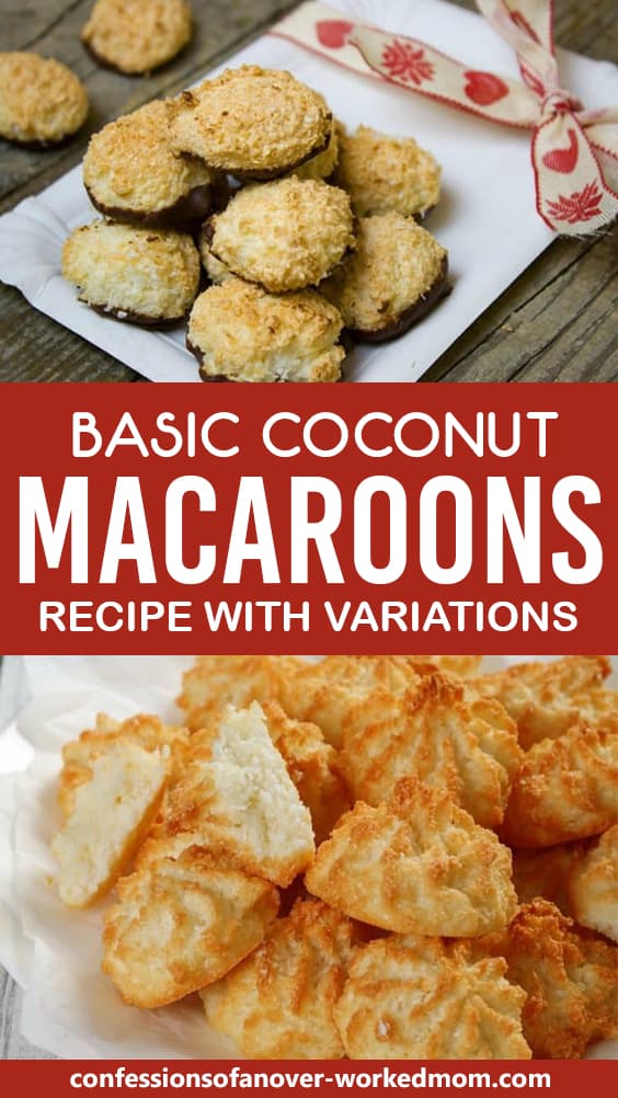 Basic Coconut Macaroons Recipe with Variations