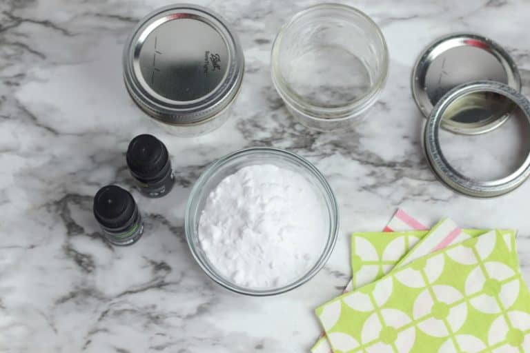 DIY Baking Soda Air Freshener With Citrus Essential Oils