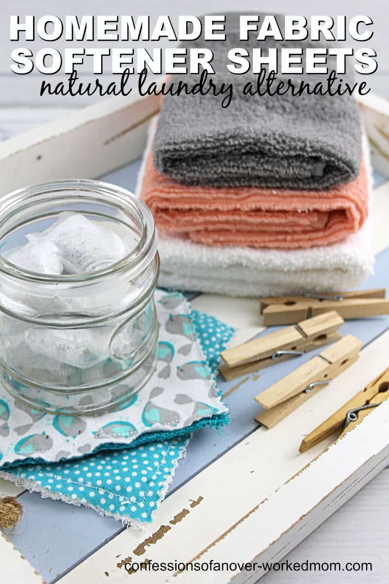 Homemade Fabric Softener Sheets With Essential Oils