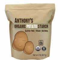 Anthony's Organic Potato Starch - Unmodified (2 Pounds), Gluten-Free & Non-GMO, Resistant Starch