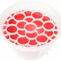 Miriam Shoham Ltd 7290 Shoham Pomegranate Arils Removal Tool, Made in Isreal, BPA Free, 5 x 7.5-Inches, Red