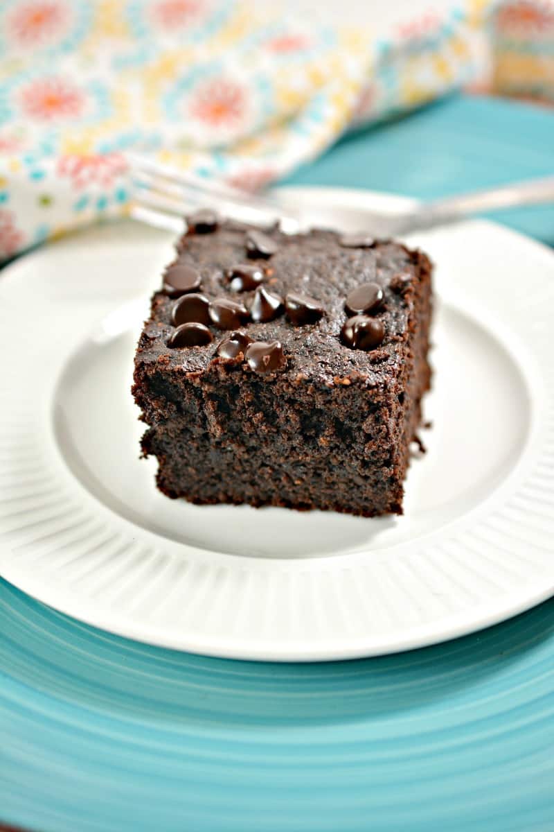 mint chocolate cake on a plate