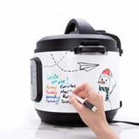 Duo 8 Quart Magnetic Whiteboard Wrap. 6 Dry Erase Markers included to get creative with this cool kitchen gadget! Protect your Instant Pot Better than Instapot Stickers & Decals Great gift for cooks!
