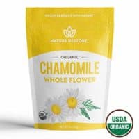 USDA Certified Organic Chamomile Tea Loose, Whole Flower, 4 Ounces