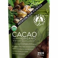 Cacao Powder Organic - 1 Pound - Unsweetened Premium Grade Superfood (Raw) - USDA & Vegan Certified - Perfect for Keto, Breakfast, Hot Chocolate, Baking & Ice Cream.