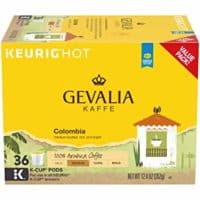 Gevalia Colombian Medium Roast Coffee Keurig K Cup Pods (36 Count)
