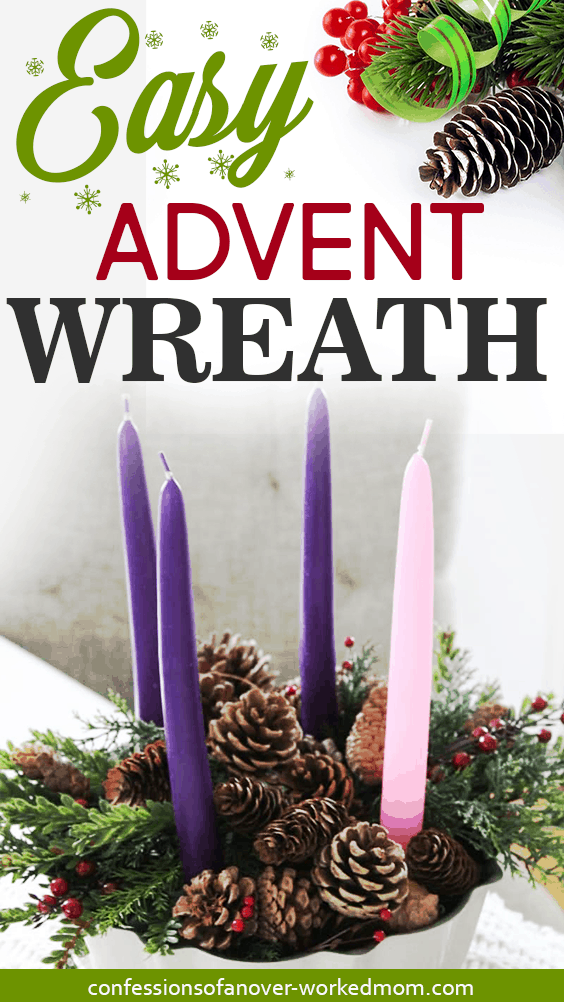 Easy Advent Wreath Craft to Celebrate Christmas This Year