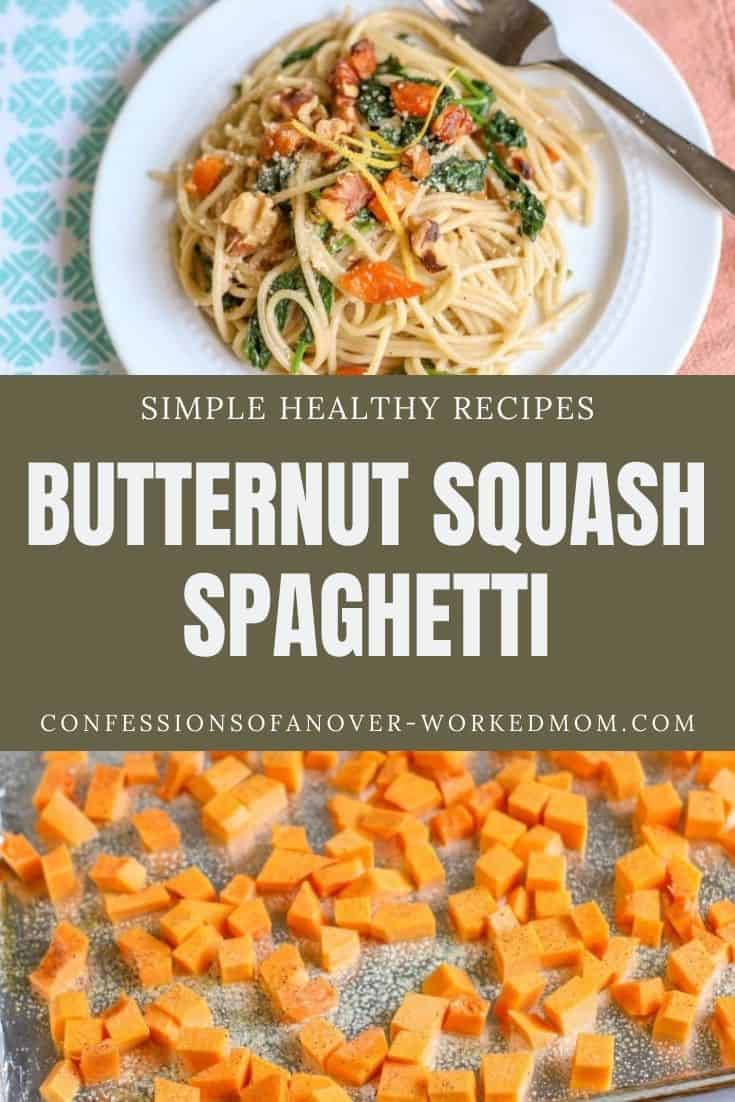 Butternut Squash Spaghetti without tomato sauce is a delicious fall entree that's simple to prepare. Try this butternut squash pasta recipe.