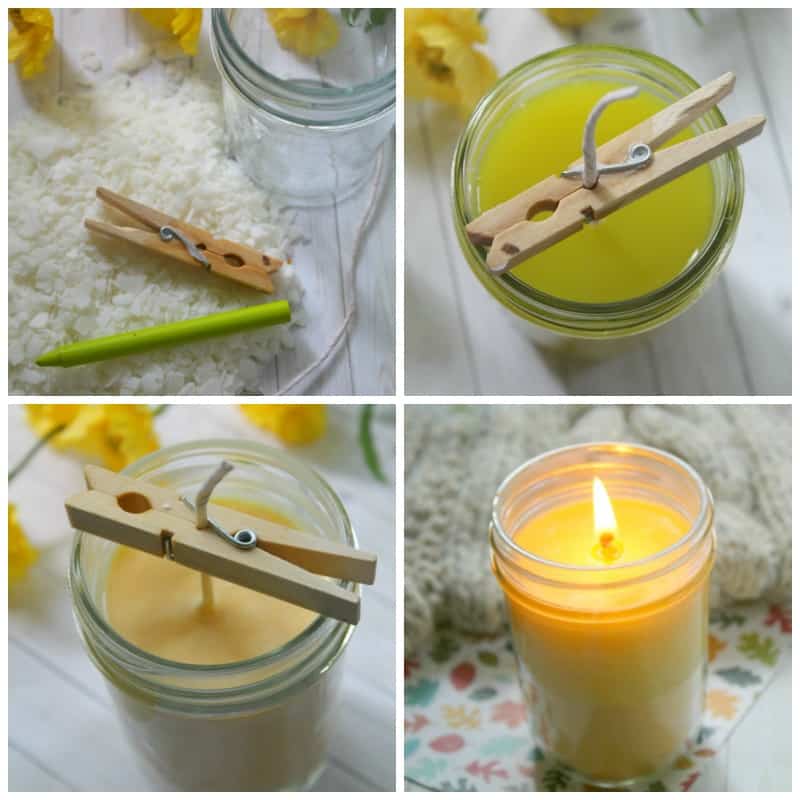 steps needed to make these candles