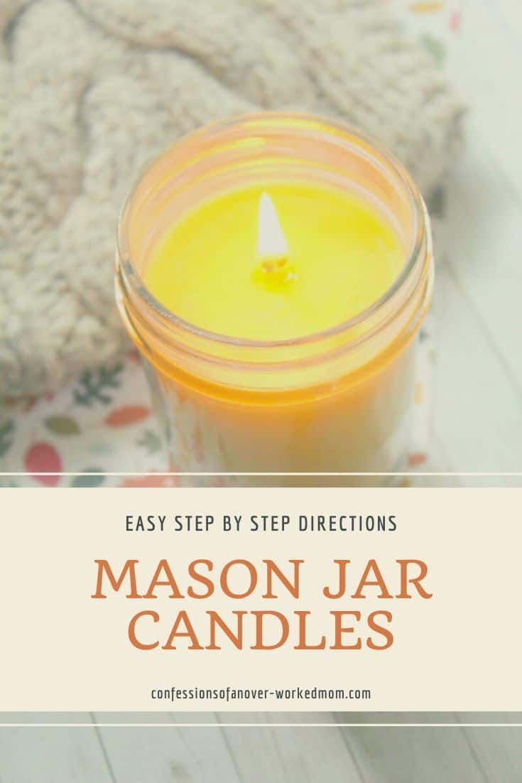 Mason Jar Candle Ideas using Ylang Ylang Scent #candlemaking #masonjars #DIY #ylangylang
