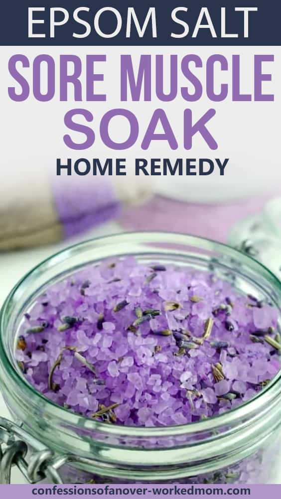 Sore Muscle Soak Home Remedy That Works