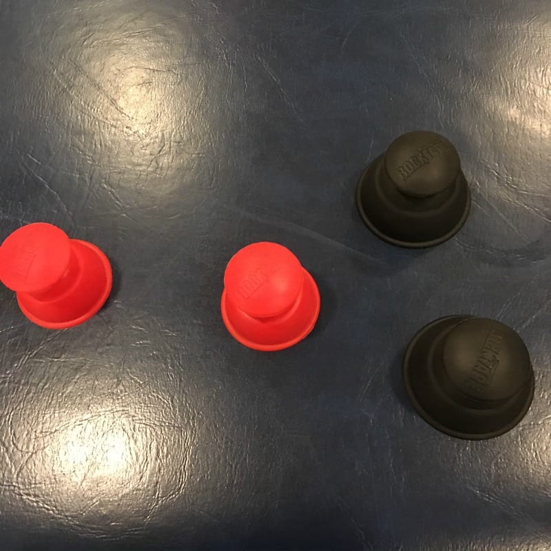 a cupping set on a therapy table