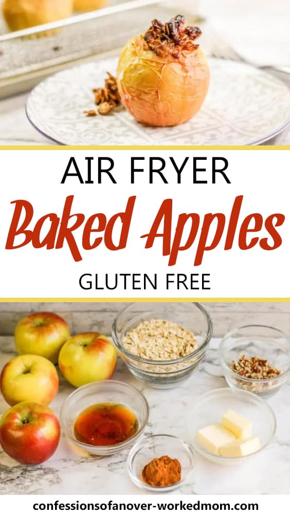 Gluten Free Dessert Recipe - Air Fryer Baked Apples