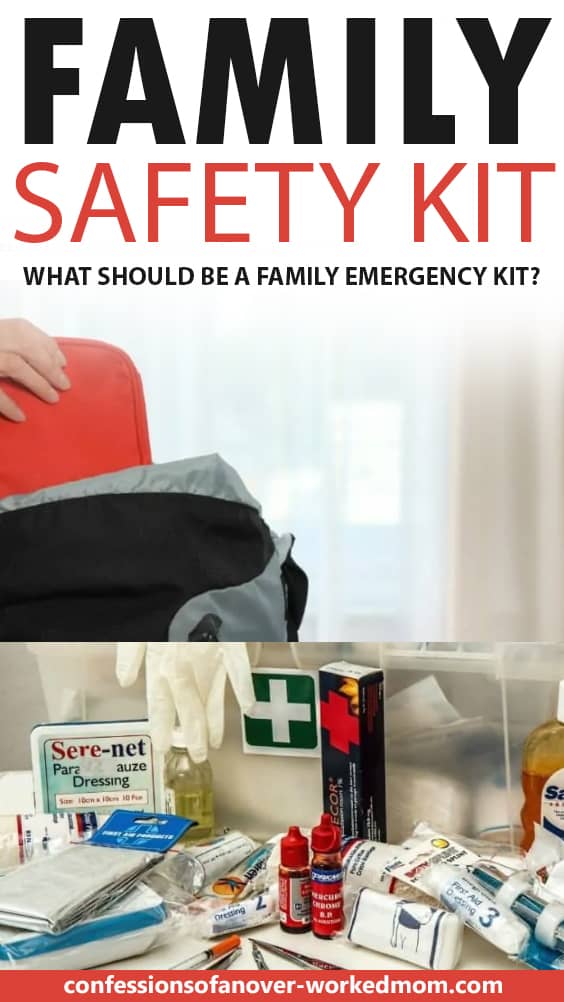 Home Family Safety Kit to Prepare for Emergencies