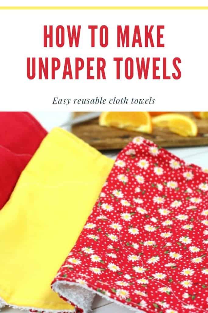 Make Unpaper Towels | Confessions of an Overworked Mom