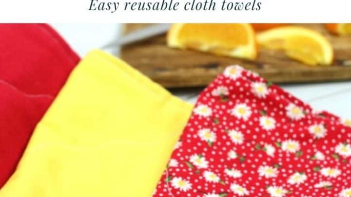 How To Make Reusable Fabric Paper Towels - Crafty Seasoned Mom