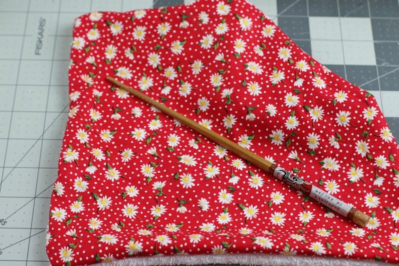 red cloth reusable towels