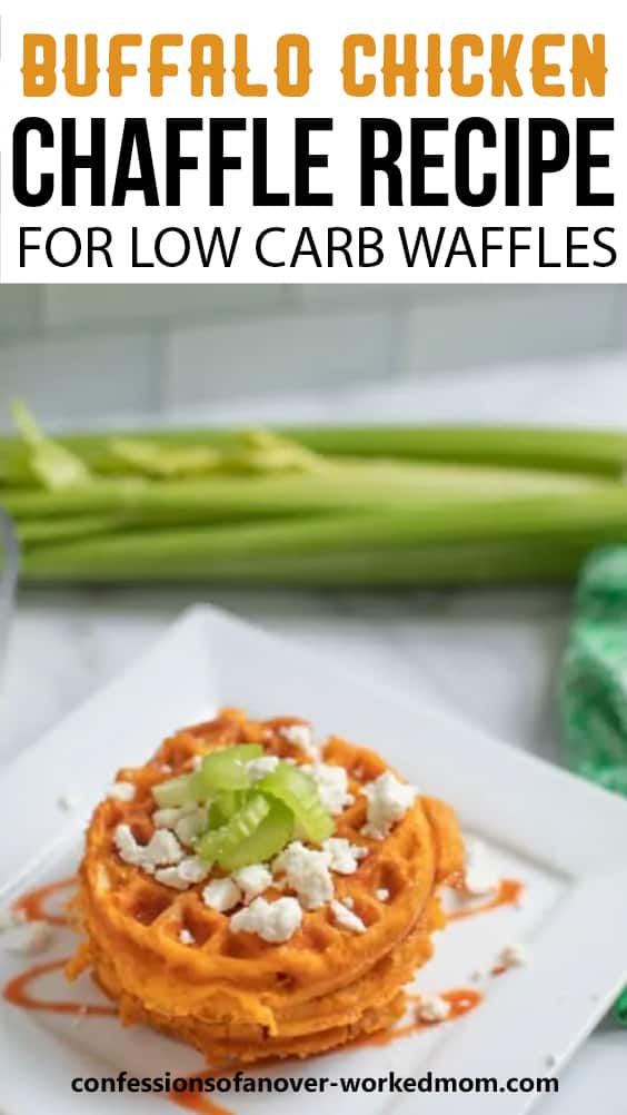 Buffalo Chicken Chaffle Recipe for Low Carb Waffles