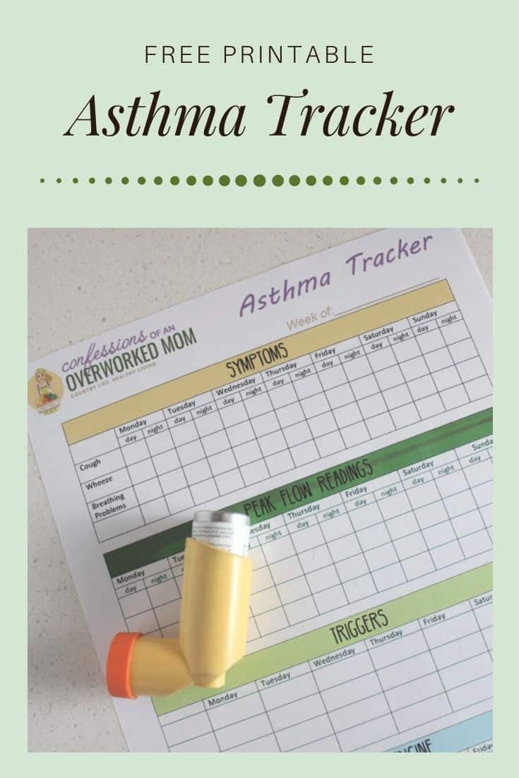 Asthma Monitoring Tips and Printable Asthma Tracker