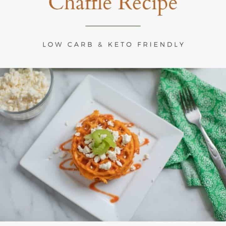 Keto Buffalo Chicken Chaffles - Adventures of a Nurse