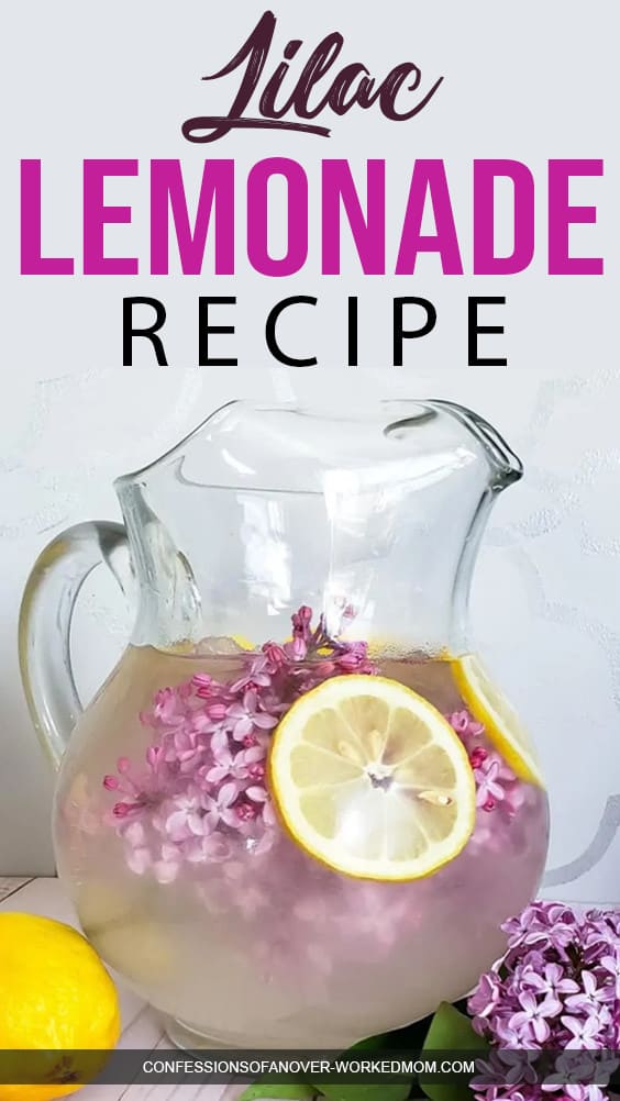 Easy lilac lemonade recipe is one of my favorite early summer recipes. Make this ice-cold refreshing drink today for a delicious new way to enjoy lemonade.