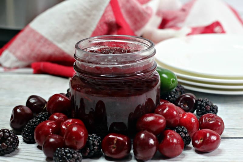 Blackberry Jalapeno Jam Recipe With Fresh Peppers