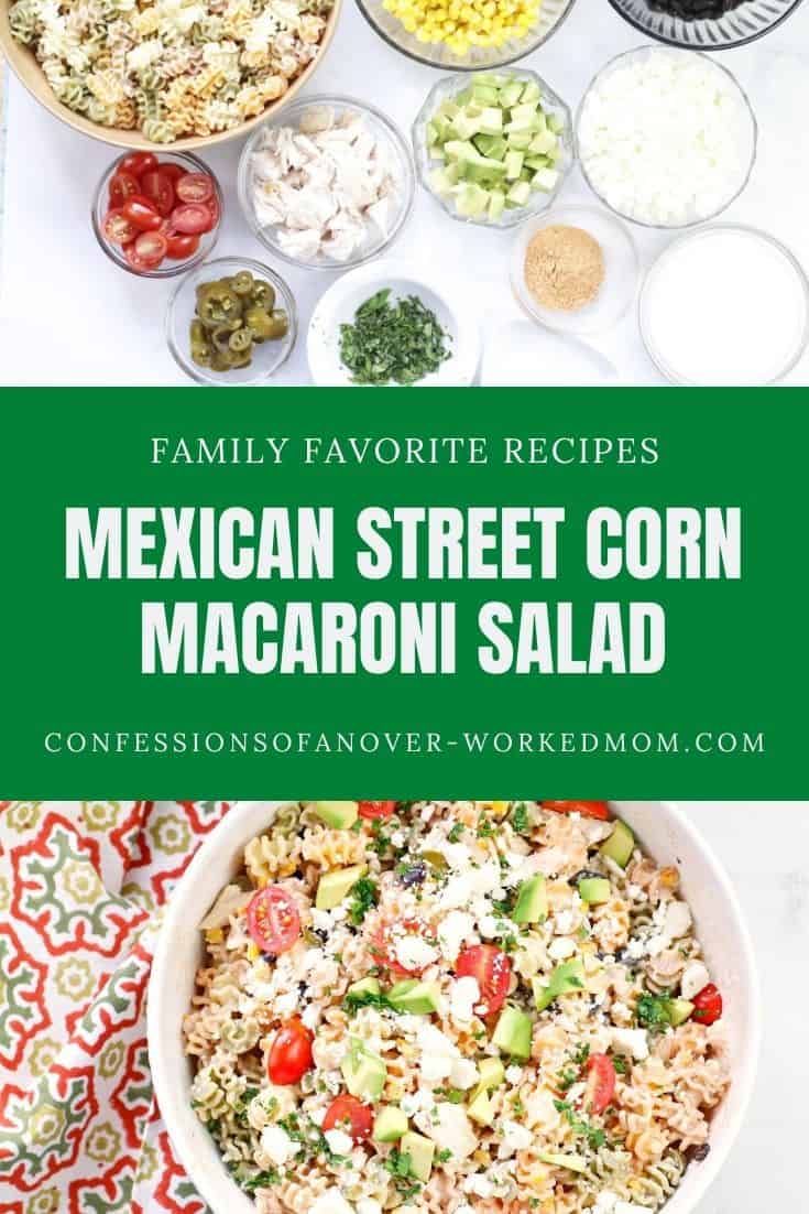 Mexican Street Corn Pasta Salad Recipe